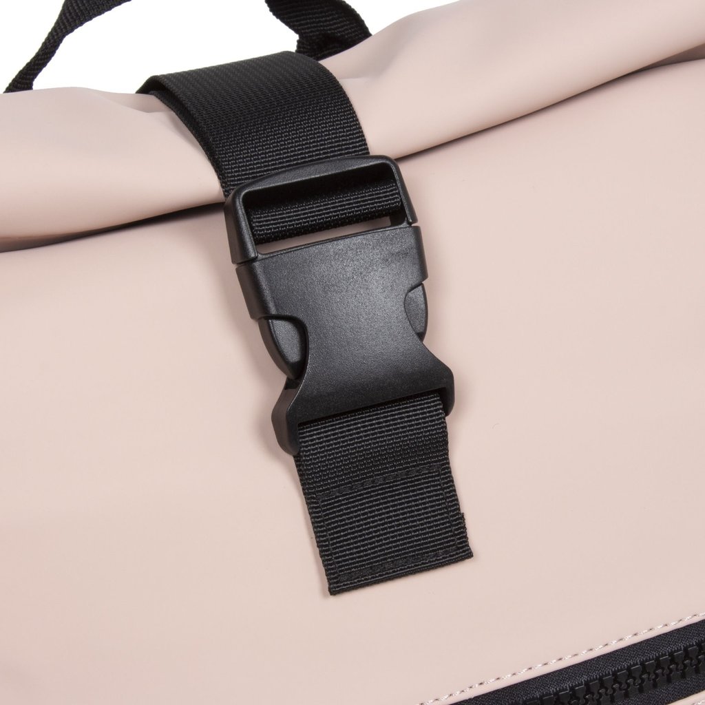 New Rebels New Rebels Mart New York Zacht Roze 21L Rugtas Rolltop Waterafstotend Laptop 15.6"