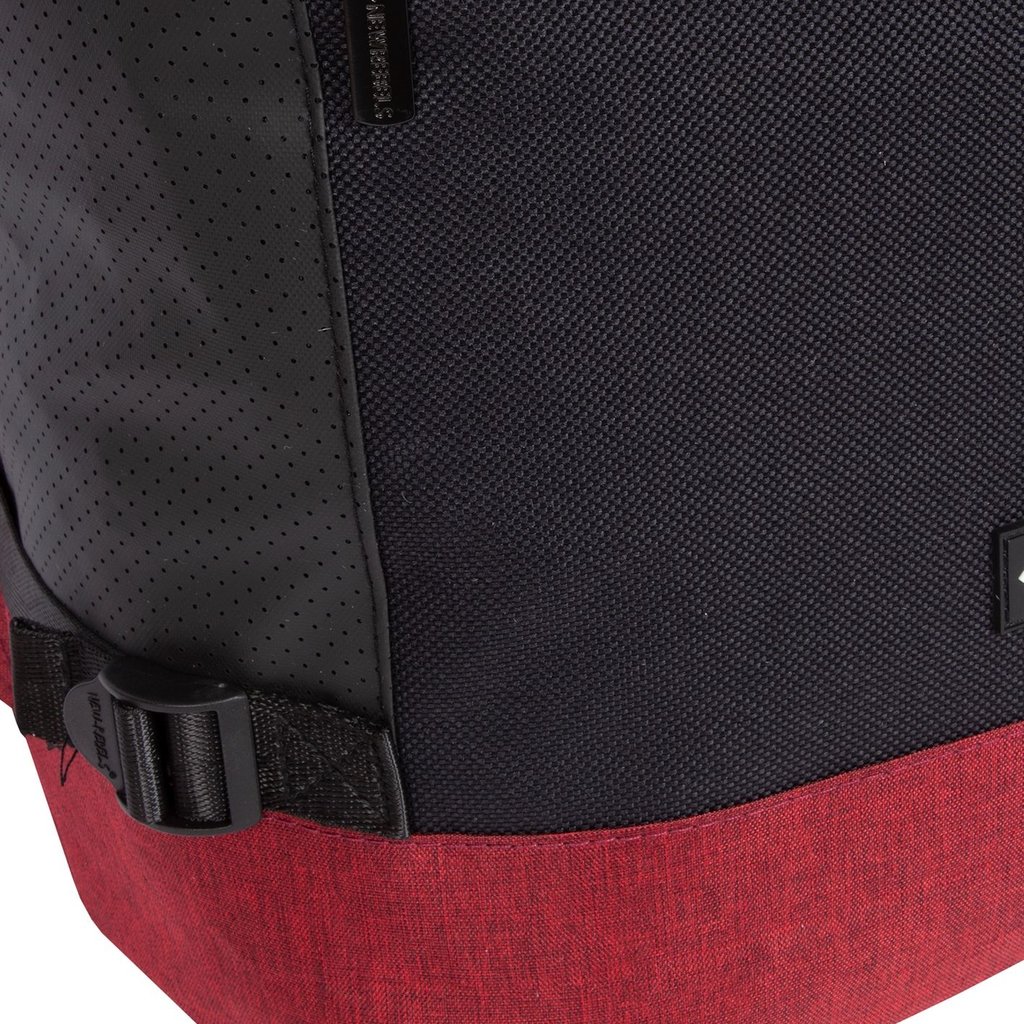 New Rebels ® Solar - Rucksack - Rolltop - Burgundy  20L  - Wasserabweisend