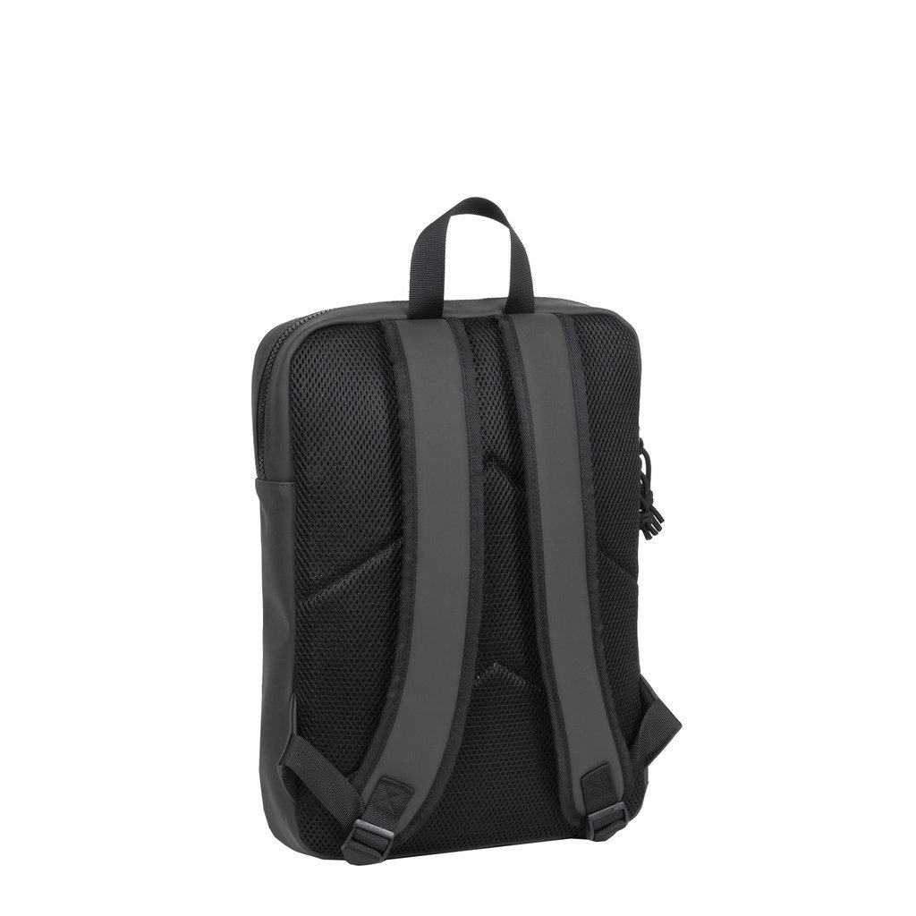 "Mart" black small backpack 26x6x39cm