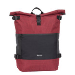 New Rebels ® Solar - Rucksack - Rolltop - Burgundy  20L  - Wasserabweisend