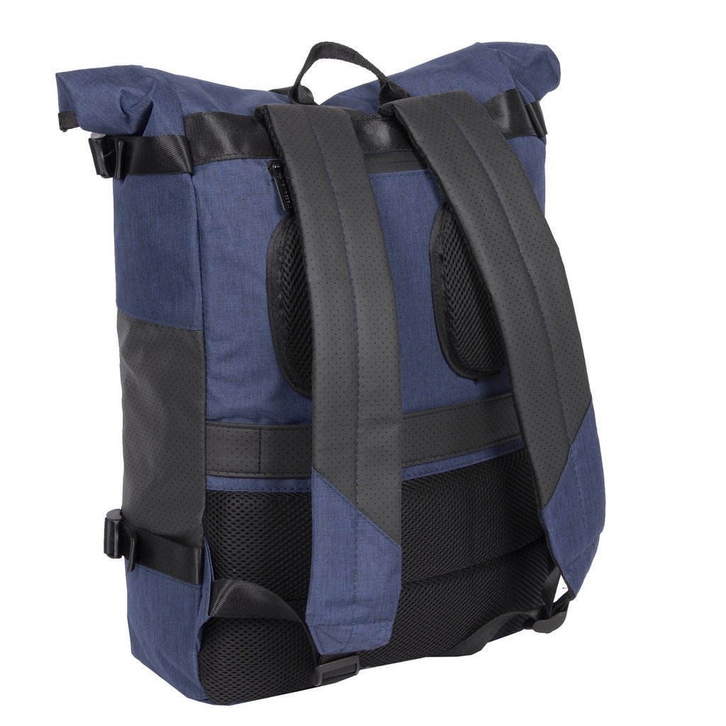 New Rebels ® Solar - Rucksack - Rolltop - Schattenblau20L  - Wasserabweisend