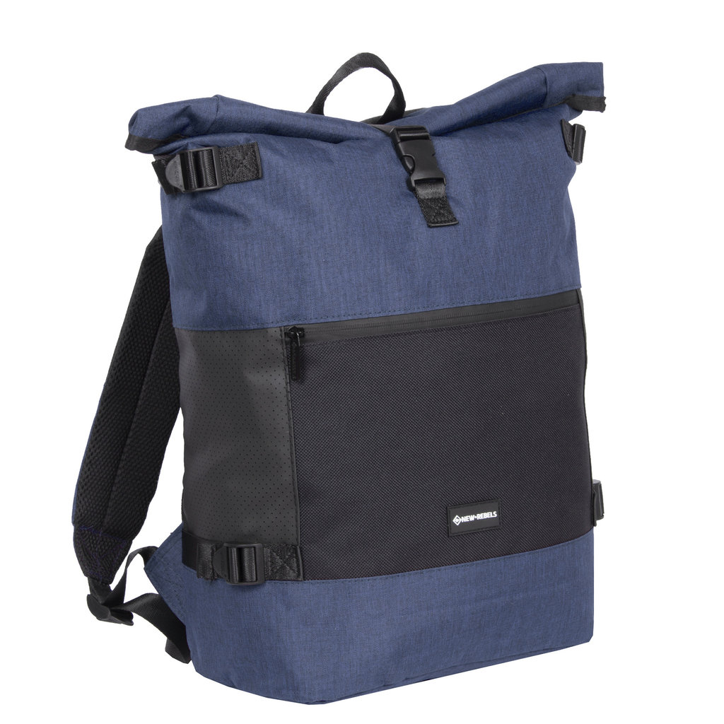 New Rebels New Rebels ® Solar -  Shadow Blue20L - Backpack - Water Repellent