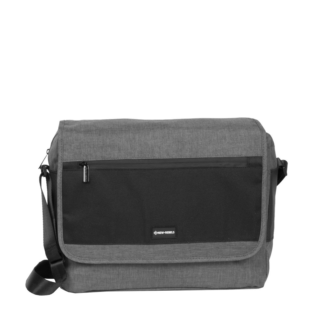 New Rebels Solar 26 Schoudertas Grijs Laptop 15.6