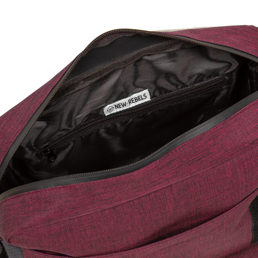 New Rebels New Rebels ® Solar 25 - Medium Umhängetasche  A5 - Crossbodytasche - Burgundy