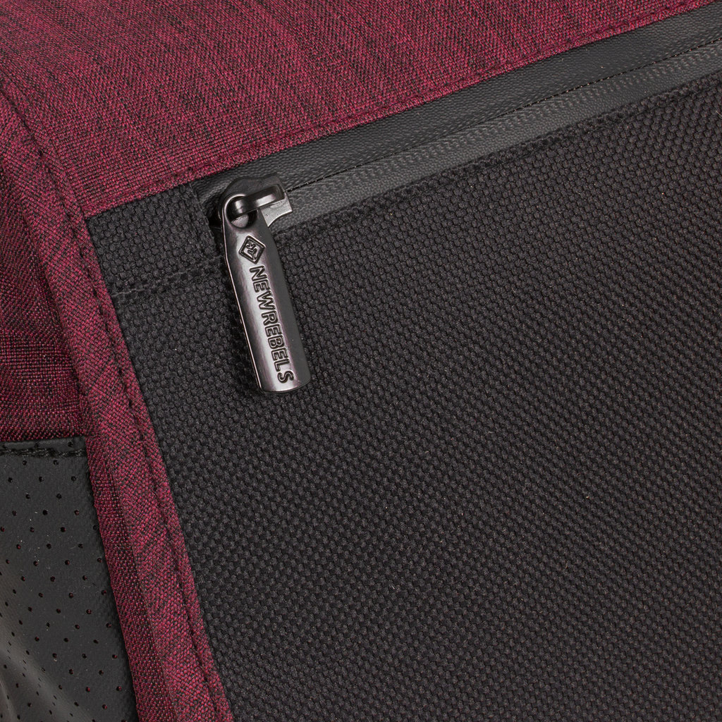 New Rebels New Rebels ® Solar 25 - Medium Schoudertas  A5 - Crossbodytas Met Flap - Burgundy
