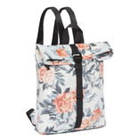 New Rebels Flora Los Angeles Flower Flora Wit 9L Rugzak Rolltop Waterafstotend