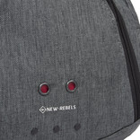 New Rebels New Rebels ® Morris Rugtas met 3 vakken White 2 Tone 31X19X46CM