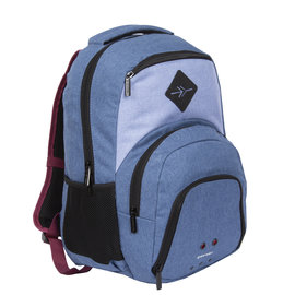 Morris Backpack with 3 pockets Soft Blue 2 Tone 31X19X46CM