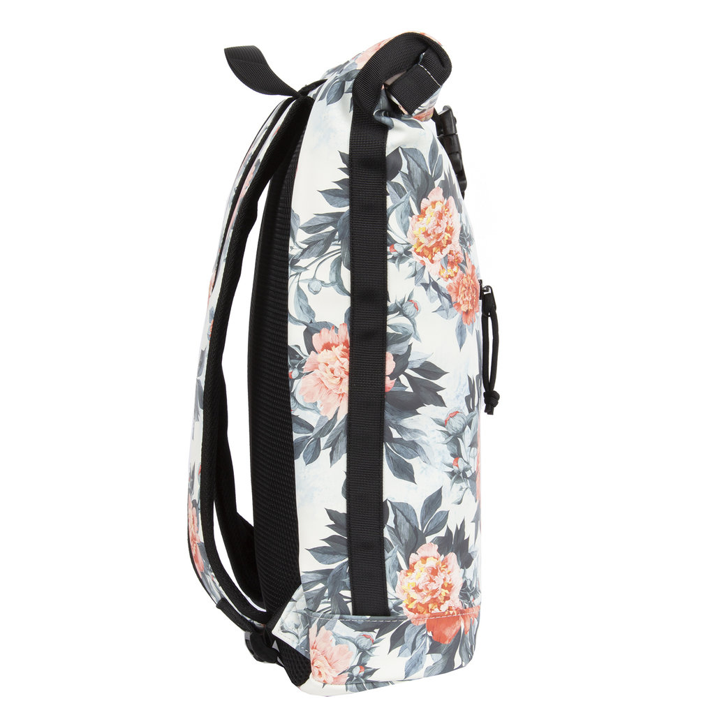 New-Rebels® Mart - Roll-Top - Backpack - Flower Flora Light - Large II - Backpack