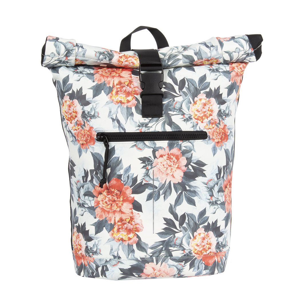 New Rebels ® Mart - Rolltop - Rucksack - Flower Flora Light - Large II