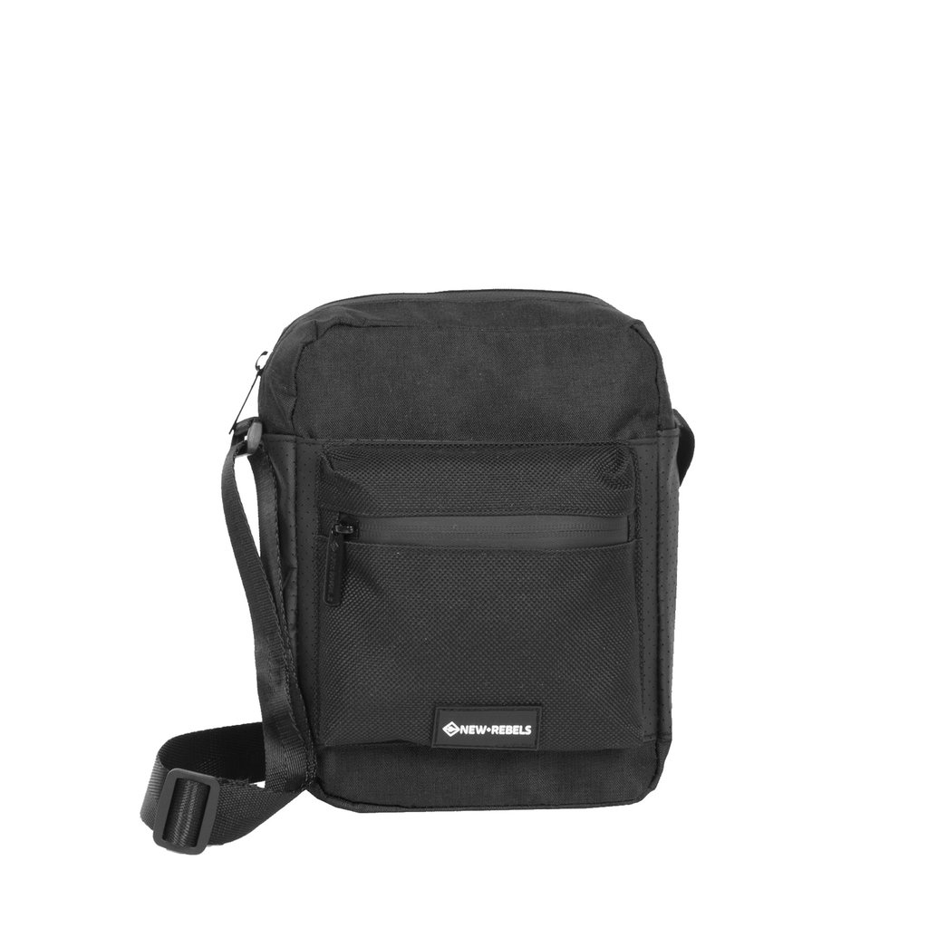 New Rebels New Rebels ® Solar - Umhängetasche - Polyester -  Schwarz