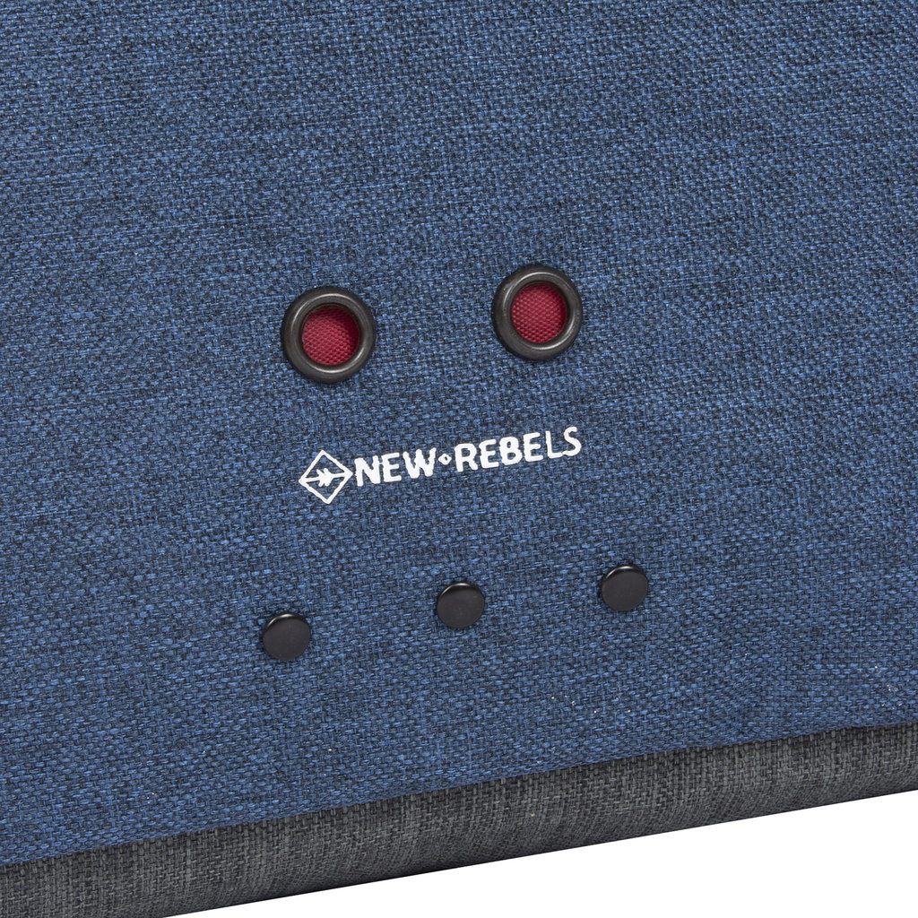 New Rebels New Rebels ® Morris Shopper Navy 2Tone 43X16X37Cm