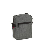 New Rebels®  Morris shoulderbag topzip white 2tone 22x7x17cm