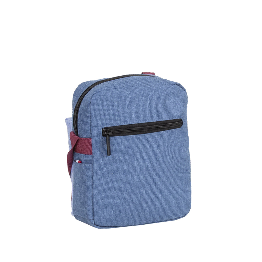 New Rebels Morris Umhängetaschebag Topzip Soft Blau 2 Tone