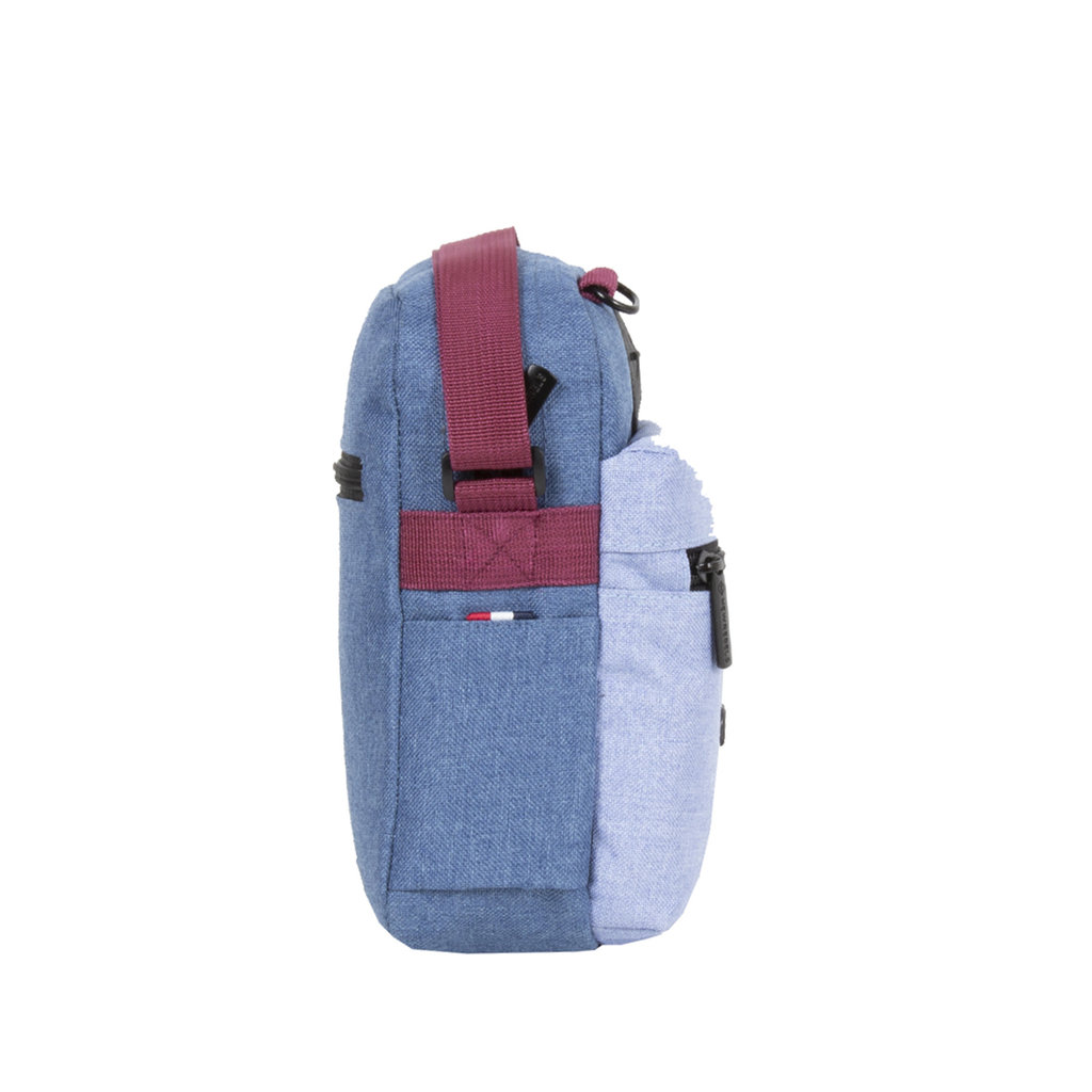 New Rebels Morris Shoulderbag Topzip Soft Blue 2 Tone