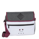 New Rebels ® Morris Shoulderbag Medium Flap White 2Tone 30X12X23CM