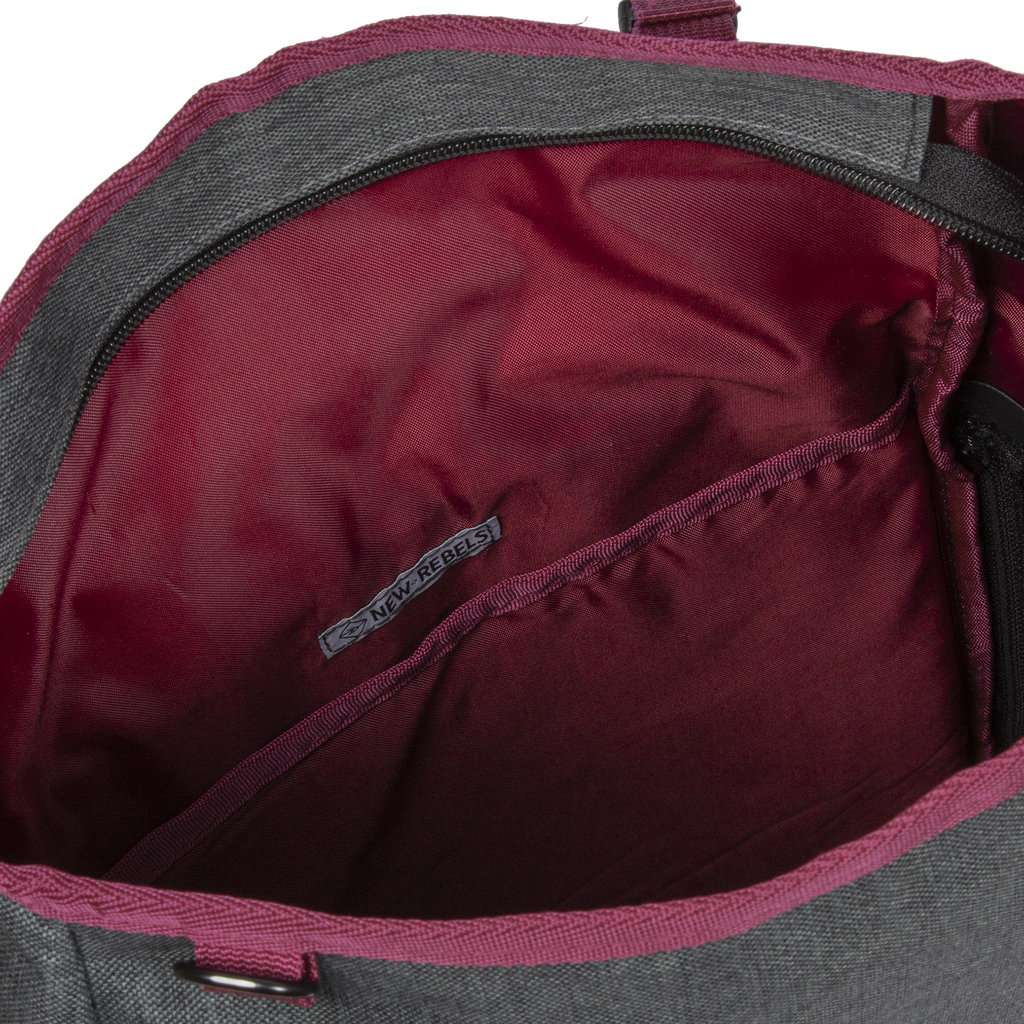 New Rebels New Rebels ® Morris Big Rolltop Rucksack Weiß 2Tone 16L 27X15X47Cm