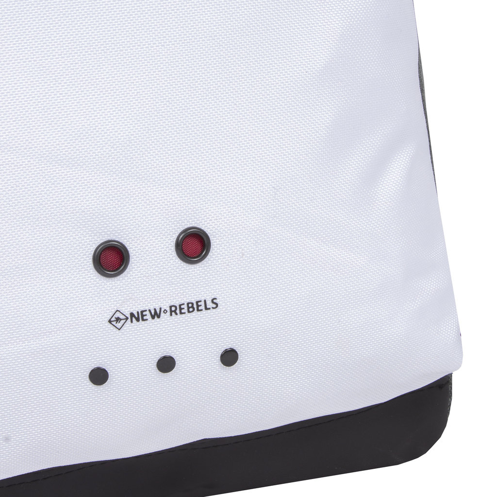New Rebels New Rebels ® Morris Big Roll Top Backpack White 2Tone 16L 27X15X47CM