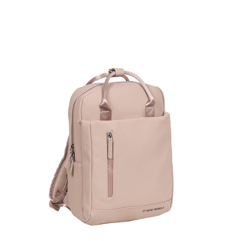 New Rebels New Rebels Harper Miami Oudroze 10L Rugzak Waterafstotend Laptop 13"