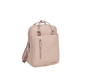 Leren rugzak camel dubbele sluiting - De Tagine