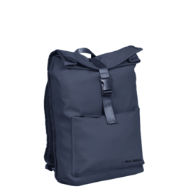 New Rebels New Rebels William Baltimore Navy 13L Rolltop Backpack Water Repellent Laptop 14"