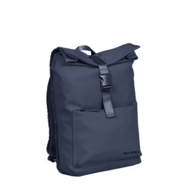William Baltimore Navy 13L Rolltop Backpack Water Repellent Laptop 14"