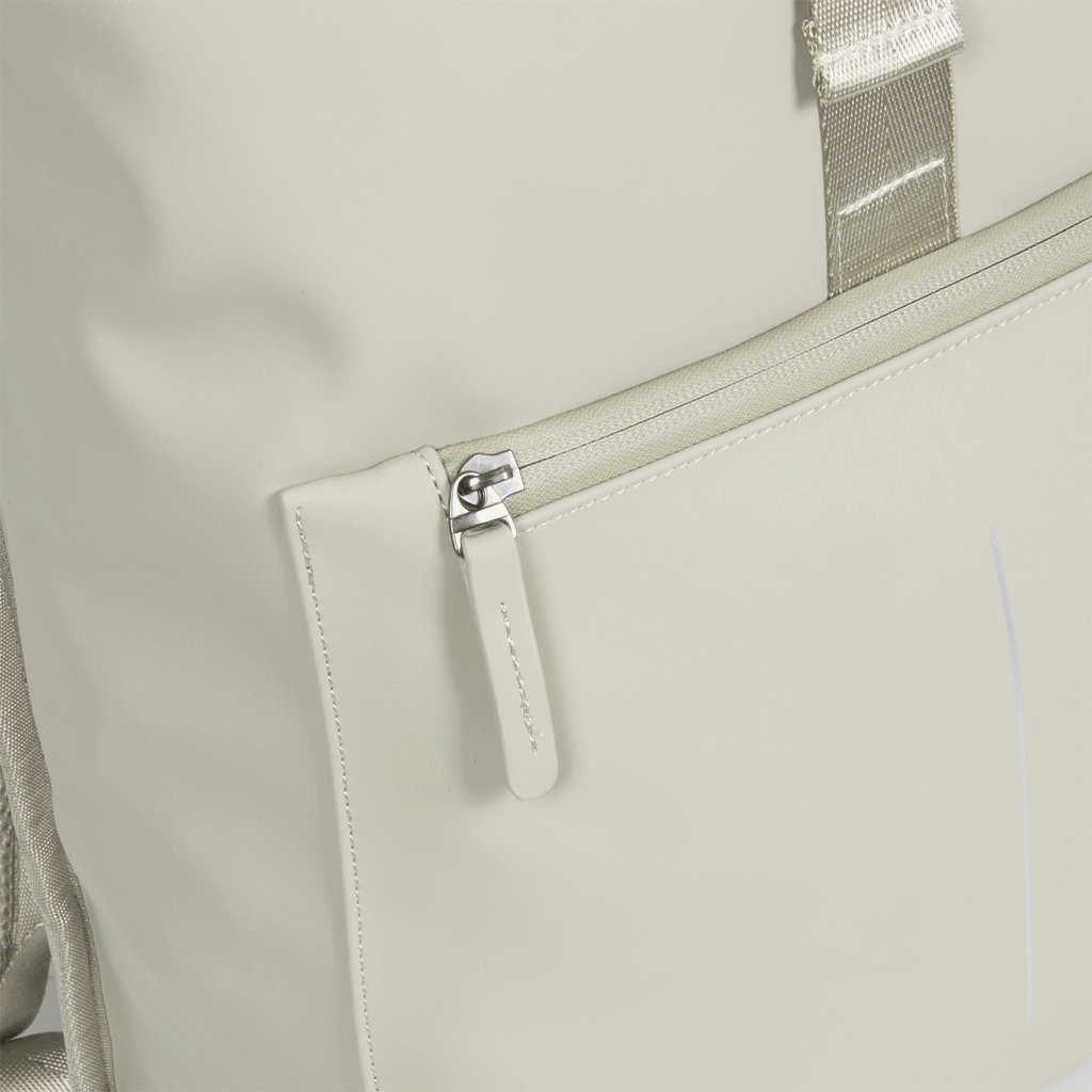 New Rebels New Rebels William Baltimore Beige 13L Rolltop Rugzak Waterafstotend Laptop 14"