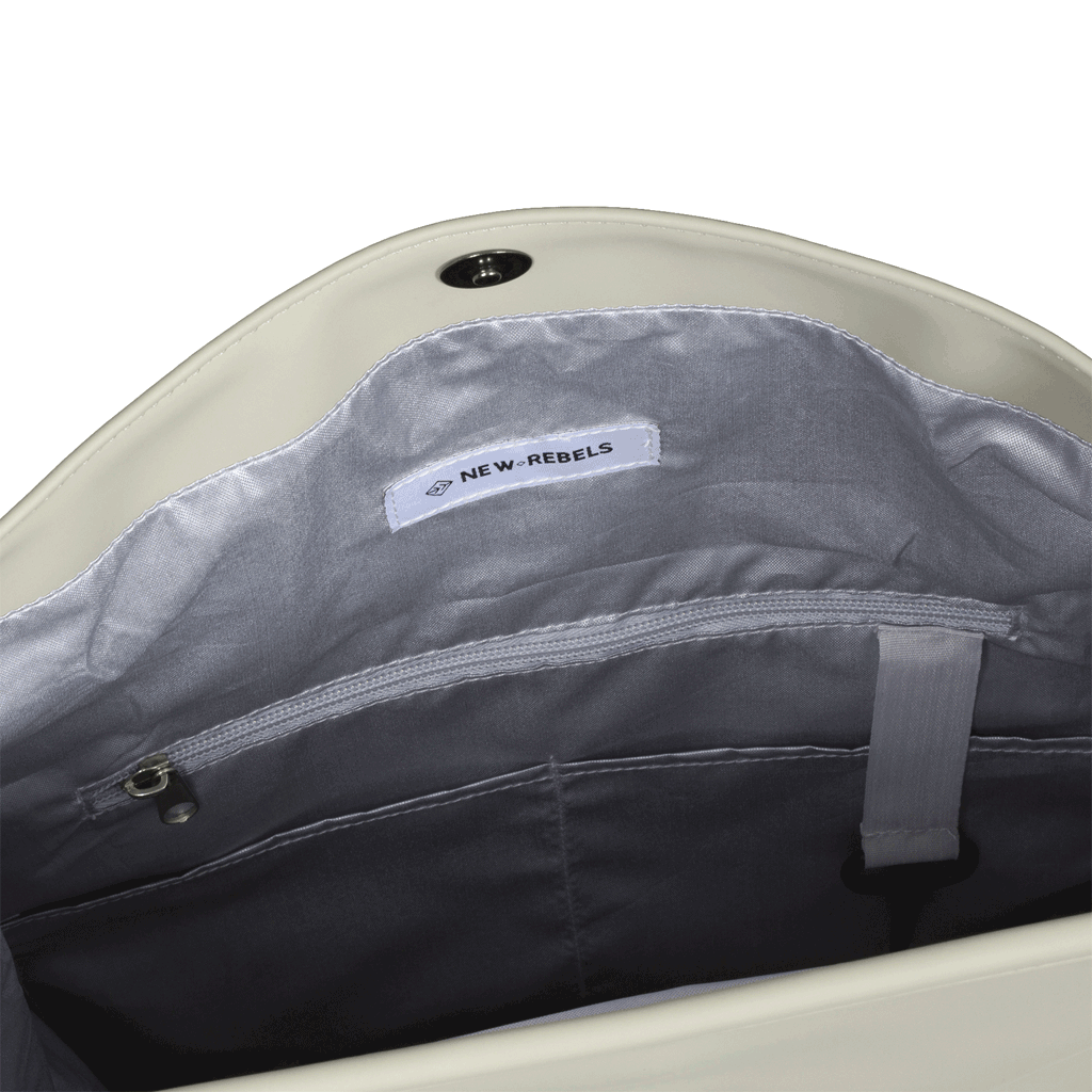 New Rebels New Rebels William Baltimore Beige 13L Rolltop Rugzak Waterafstotend Laptop 14"