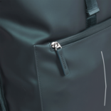 New Rebels New Rebels William Baltimore Metallic Groen 13L Rolltop Rugzak Waterafstotend Laptop 14"