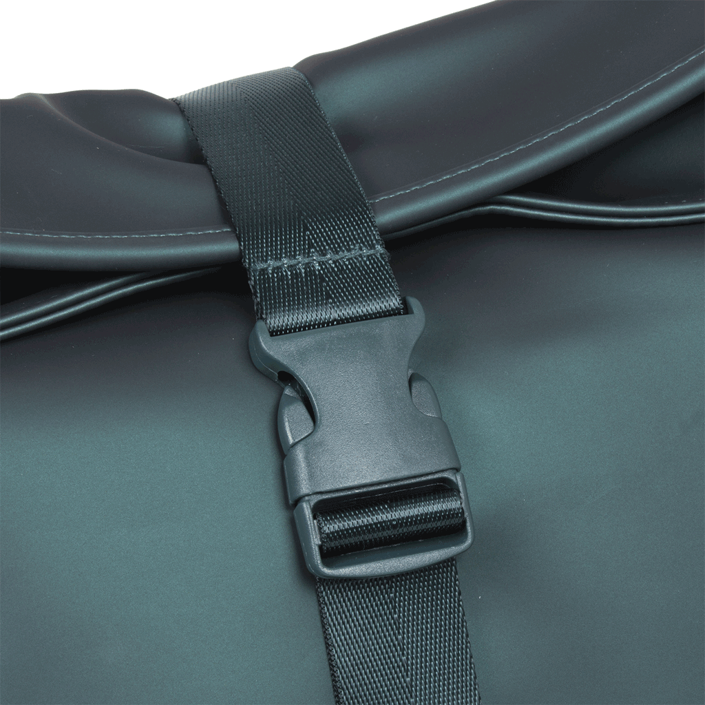 New Rebels New Rebels William Baltimore Metallic Groen 13L Rolltop Rugzak Waterafstotend Laptop 14"