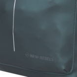 New Rebels New Rebels William Baltimore Metallic Groen 13L Rolltop Rugzak Waterafstotend Laptop 14"