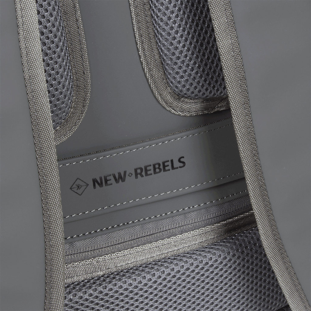New Rebels New Rebels William Baltimore Anthracite 13L Rolltop Backpack Water Repellent Laptop 14"