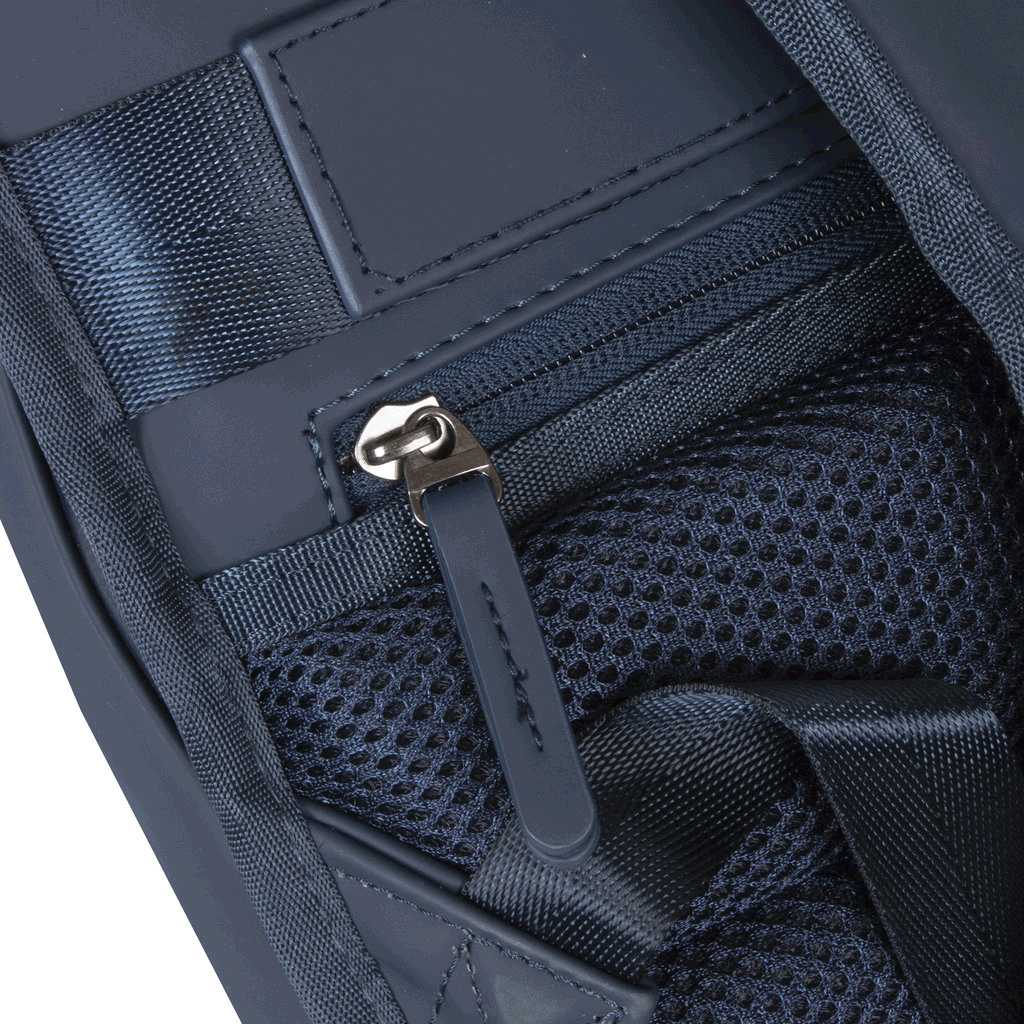 New Rebels New Rebels William Baltimore Marineblau 13L Rolltop Rucksack Wasserabweisend Laptop 14"