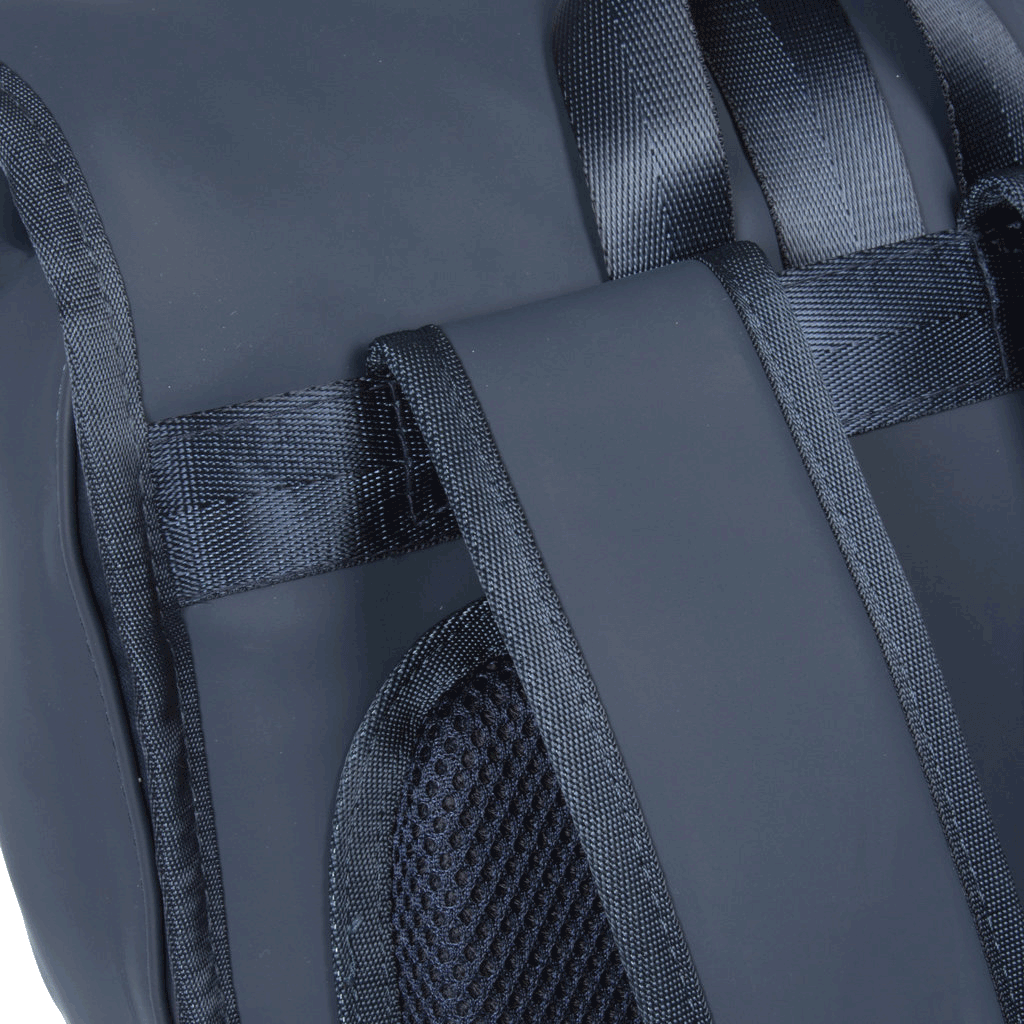 New Rebels New Rebels William Baltimore Navy 13L Rolltop Backpack Water Repellent Laptop 14"