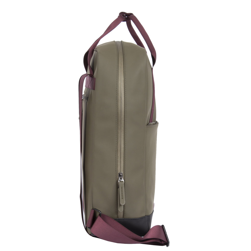New Rebels New Rebels Julan Cape Coral Olijf Groen 14L Rugzak Waterafstotend Laptop 14.1"