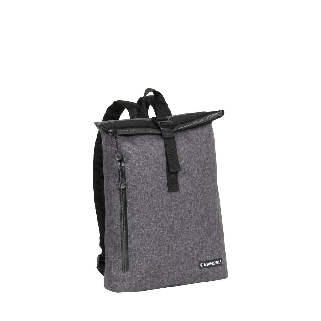 New Rebels New Rebels ® Rolltop - Rucksack - Wasserdicht - Grau - 7 Liter - Rucksack - Grau