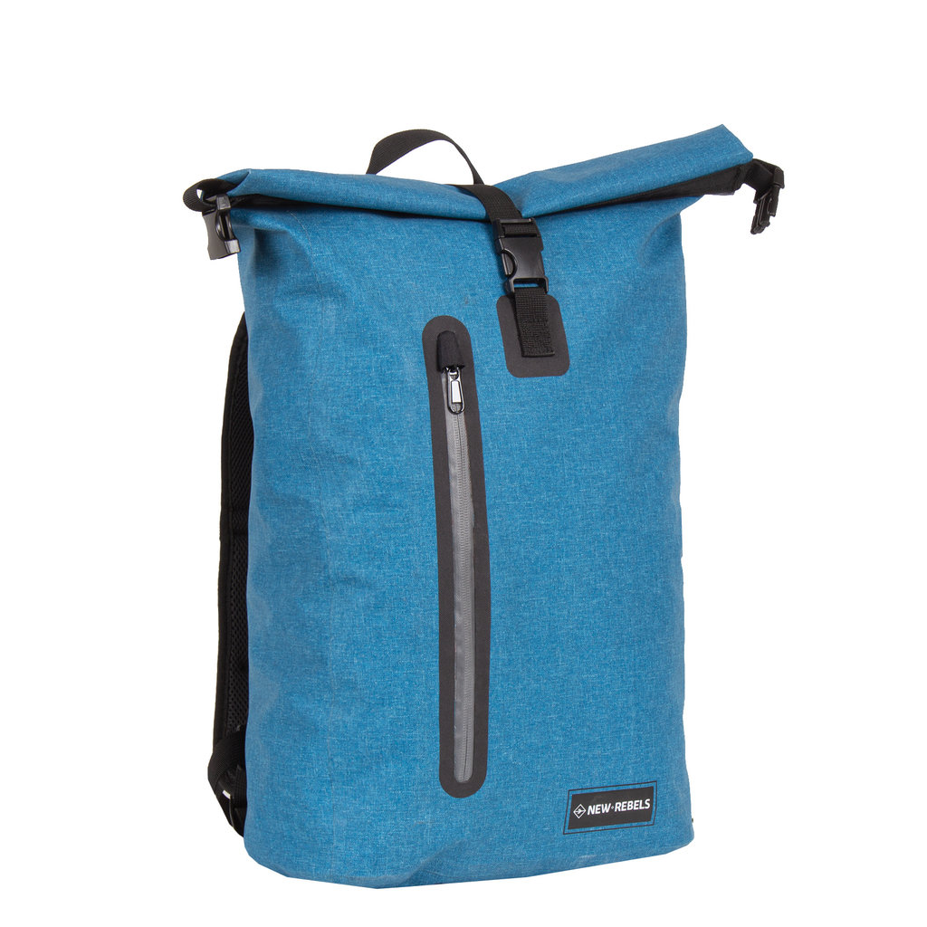 New Rebels New Rebels ® Vepo  Waterproof Rolltop   Rugzak  Waterdicht  32L  Blauw