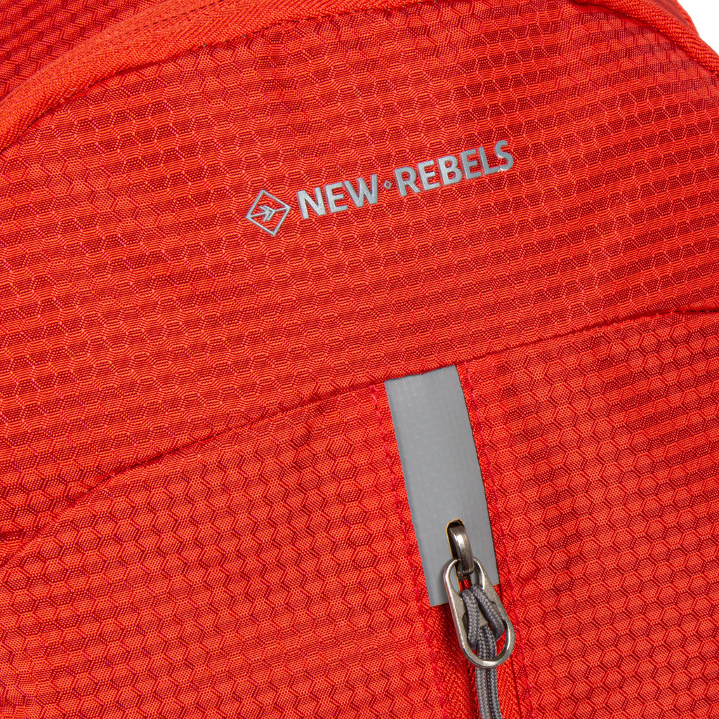 New Rebels New Rebels ® Kinley - Rugtas - Schooltas - Vrijetijdstas - 35 Liter - Nylon - Rood