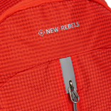 New Rebels New Rebels ® Kinley - Rugtas - Schooltas - Vrijetijdstas - 35 Liter - Nylon - Rood