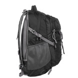 New Rebels ® Kinley - Rugtas - Schooltas - Vrijetijdstas - 48 Liter - Nylon - Zwart