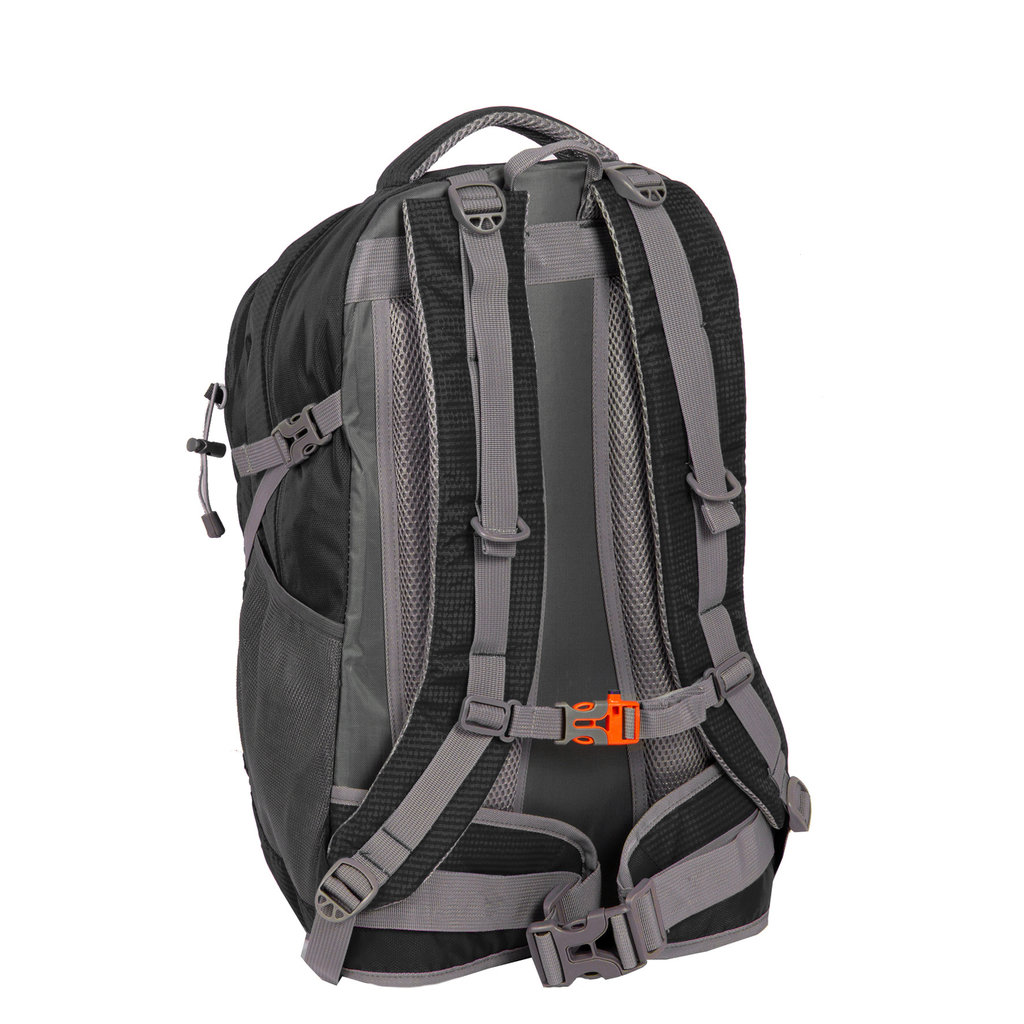 New Rebels New Rebels ® Kinley - Rugtas - Schooltas - Vrijetijdstas - 48 Liter - Nylon - Zwart