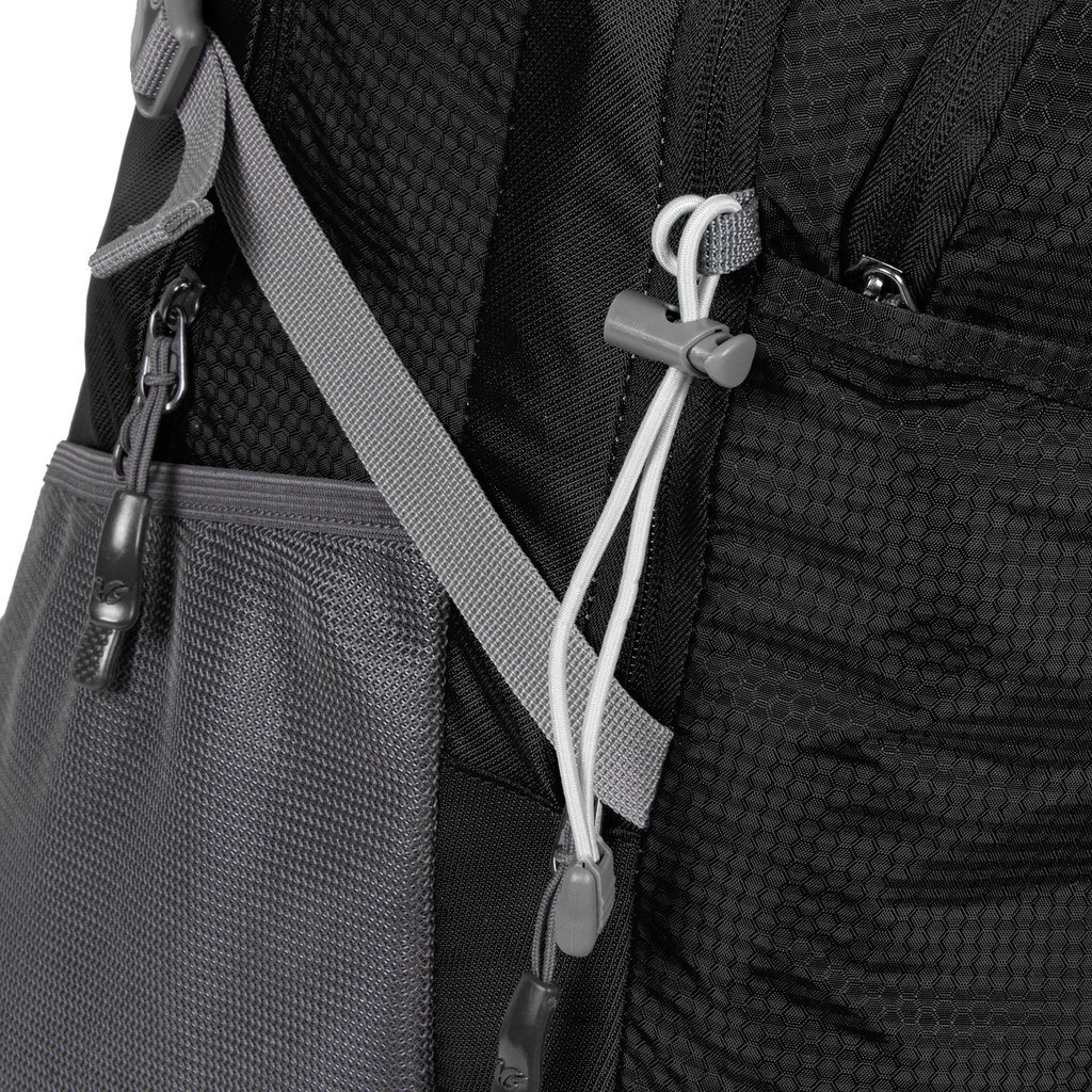 New Rebels New Rebels ® Kinley - Rugtas - Schooltas - Vrijetijdstas - 48 Liter - Nylon - Zwart