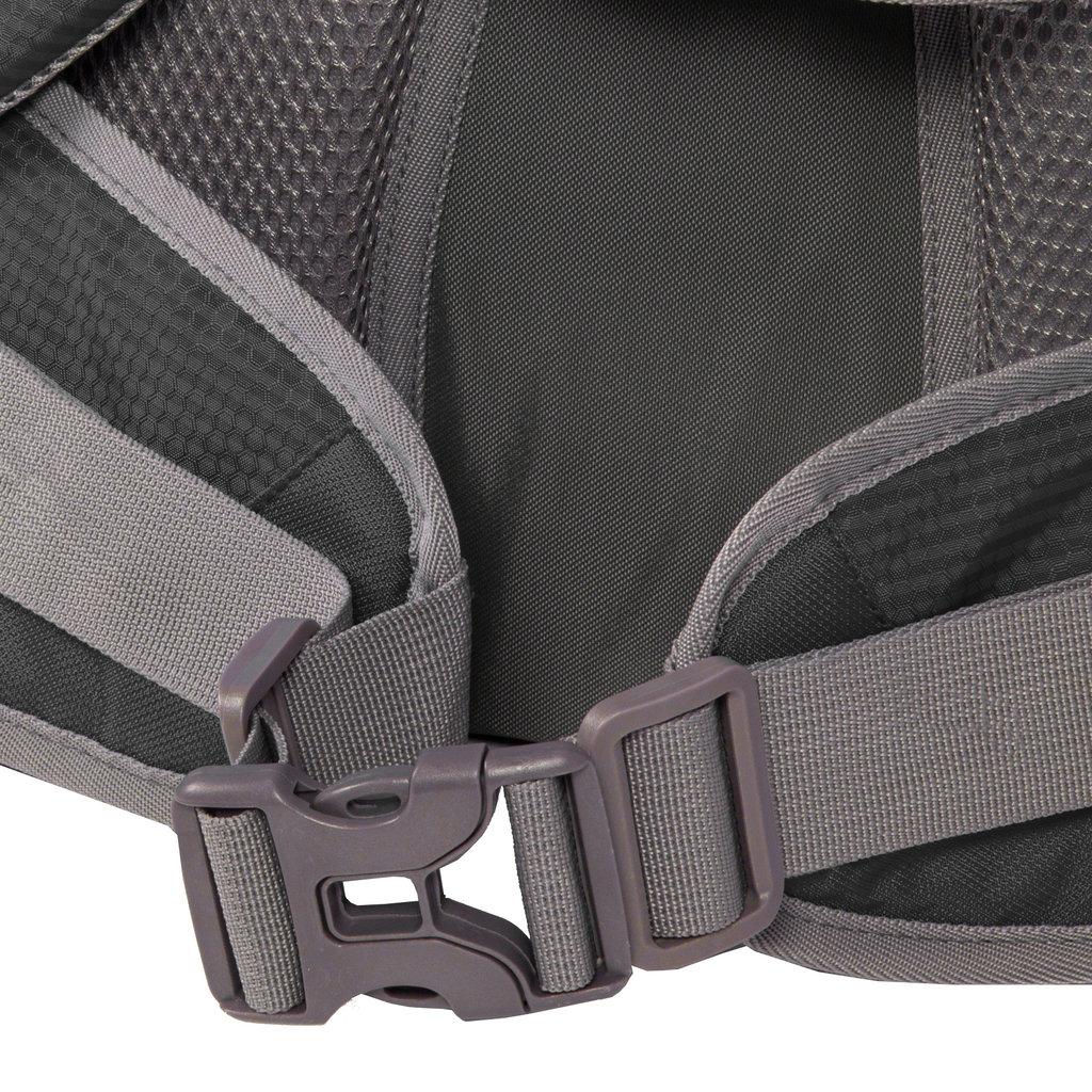 New Rebels ® Kinley - Rugtas - Schooltas - Vrijetijdstas - 48 Liter - Nylon - Zwart