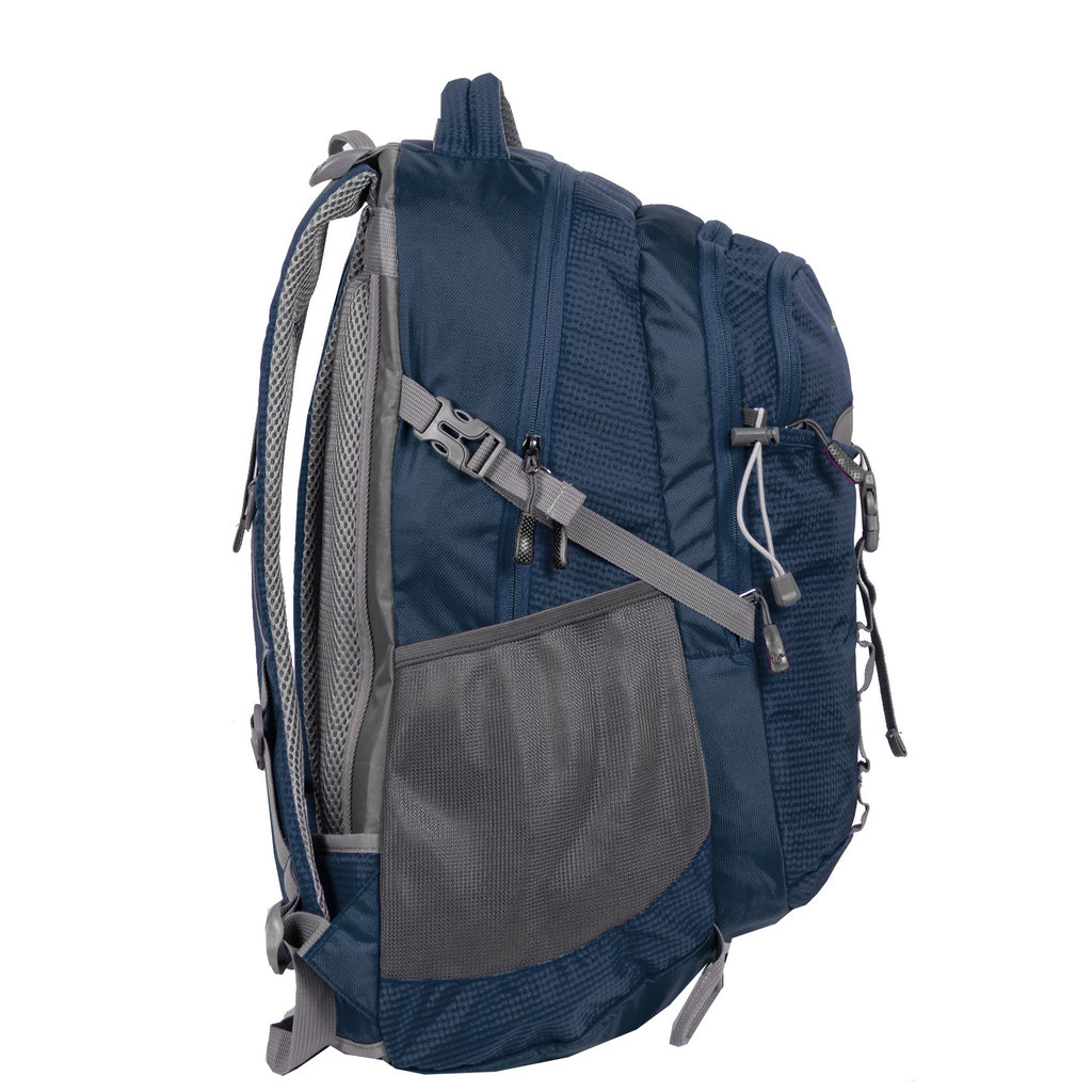 New Rebels New Rebels ® Kinley - Rugtas - Schooltas - Vrijetijdstas - 48 Liter - Nylon - Navy Blauw
