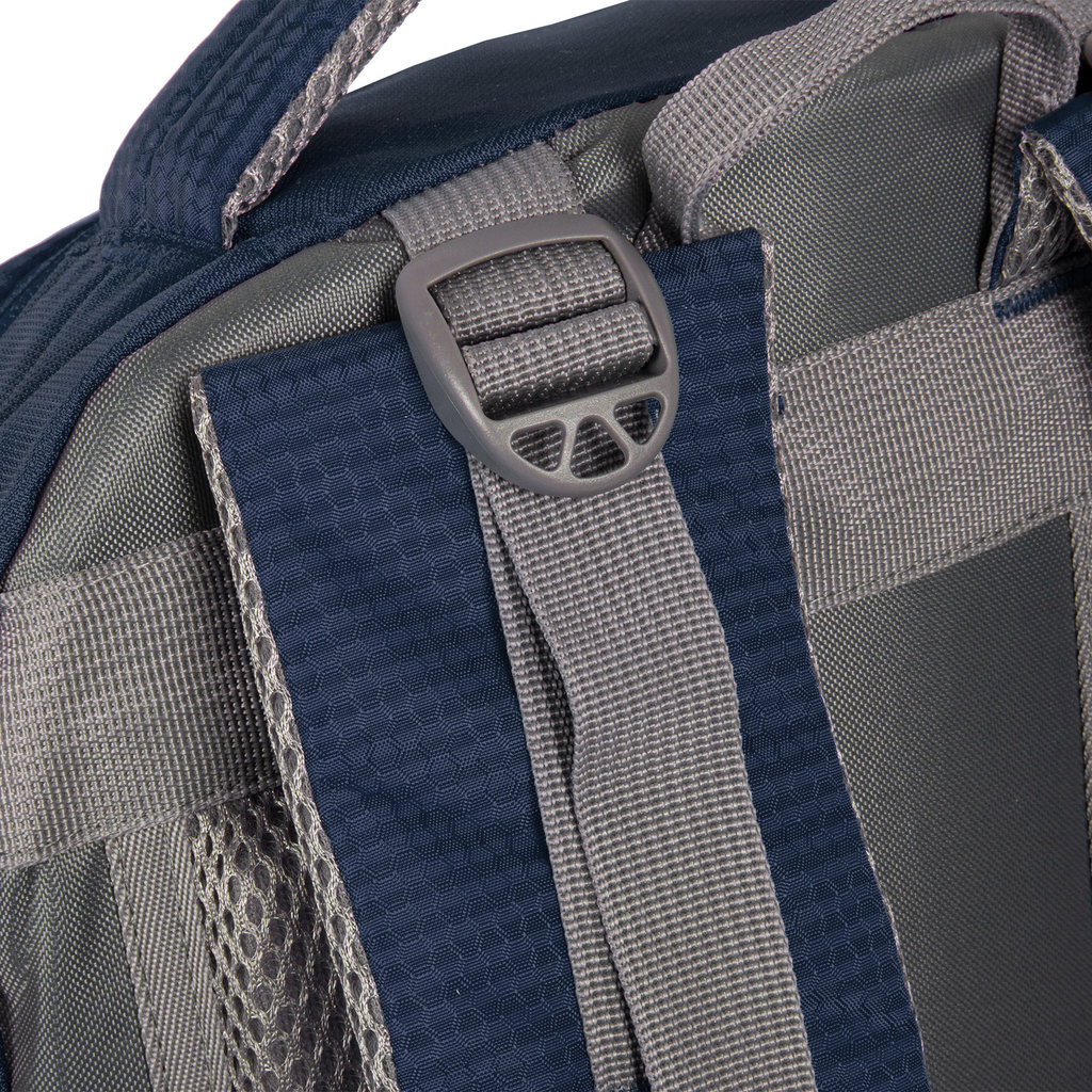 New Rebels New Rebels ® Kinley - Rugtas - Schooltas - Vrijetijdstas - 48 Liter - Nylon - Navy Blauw