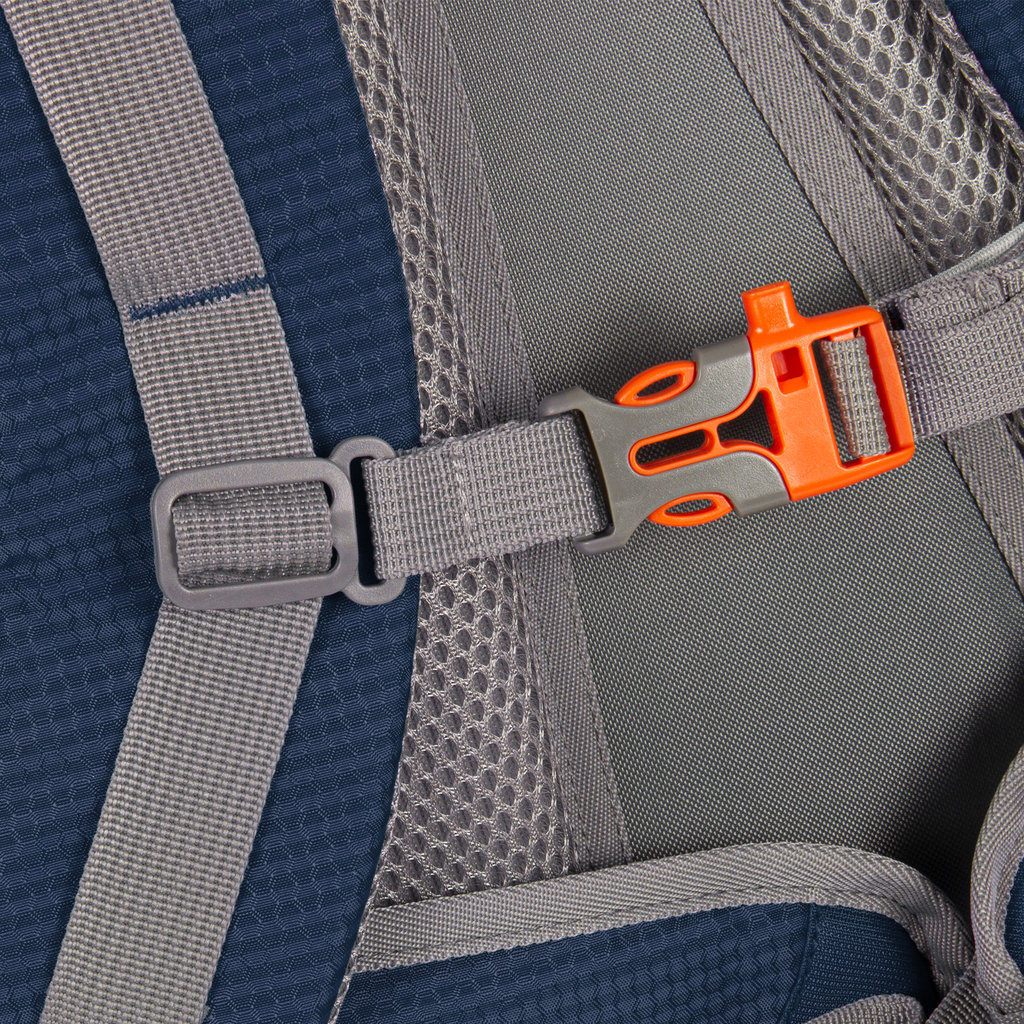 New Rebels New Rebels ® Kinley - Rugtas - Schooltas - Vrijetijdstas - 48 Liter - Nylon - Navy Blauw