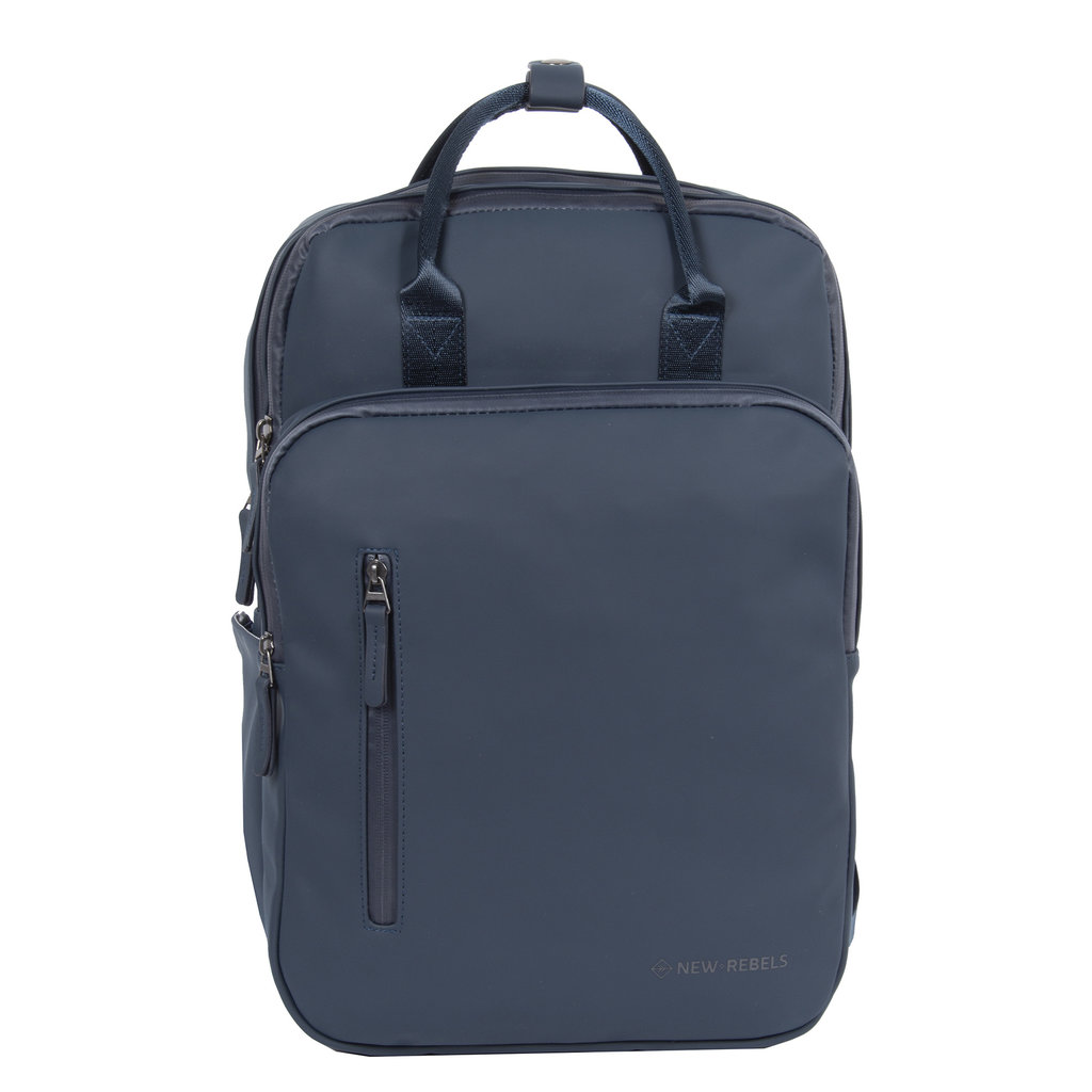 New Rebels New Rebels William Milwaukee Navy 18L Rugzak Waterafstotend Laptop 15.6"