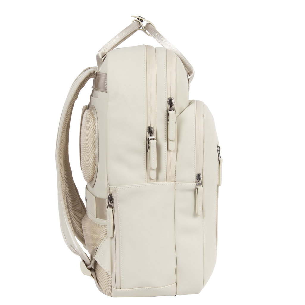 New Rebels New Rebels William Milwaukee Beige 18L Backpack Water Repellent Laptop 15.6"