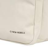 New Rebels William Milwaukee Beige 20L Rugzak Waterafstotend Laptop 15.6