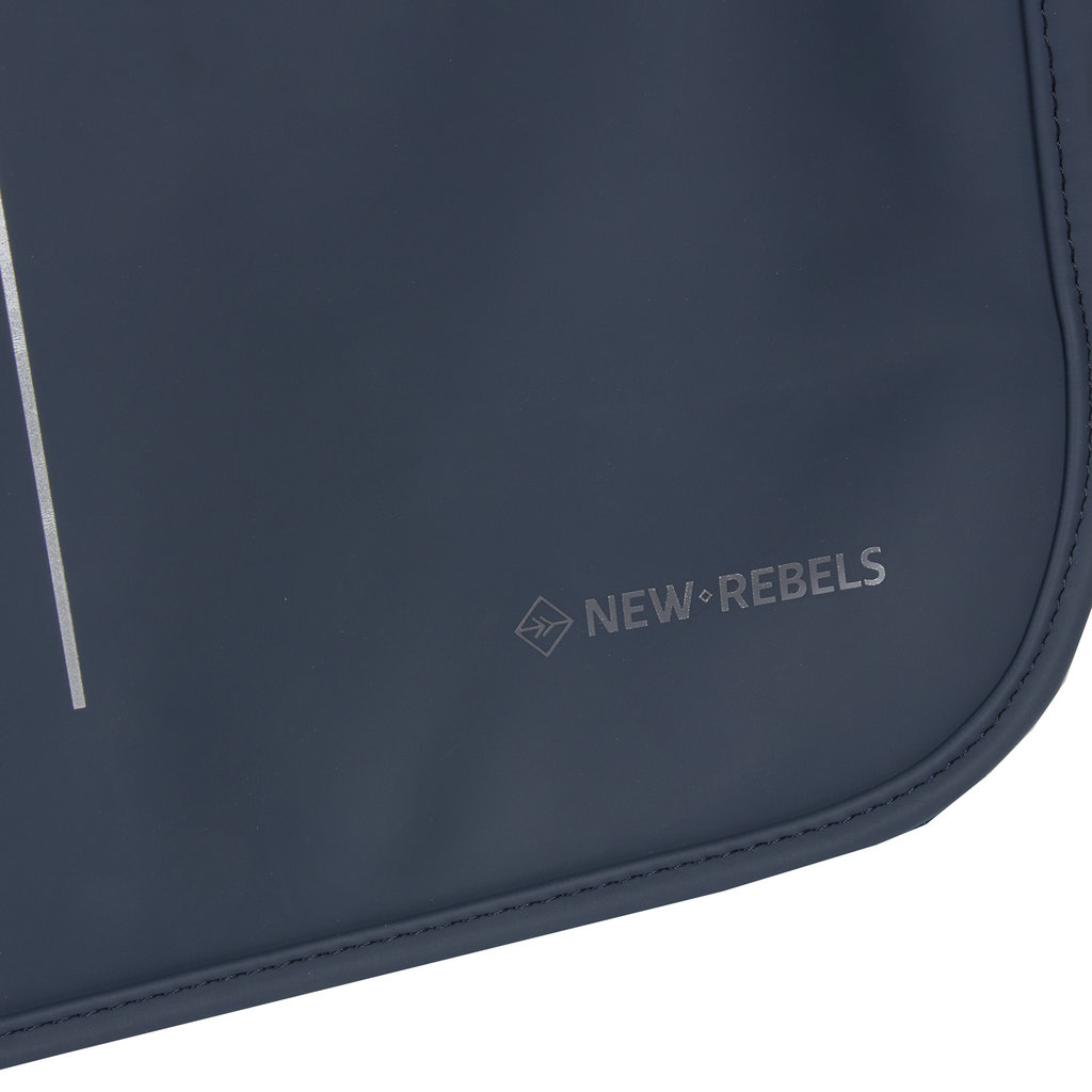 New Rebels ® William - Computer Schoudertas - Navy Blauw 10L  - Waterafstotend